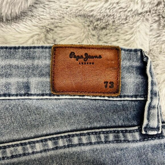 Pepe Jeans London Women 28 Alana Jegging Skinny Fit Light Wash Stretch Denim - Picture 8 of 11